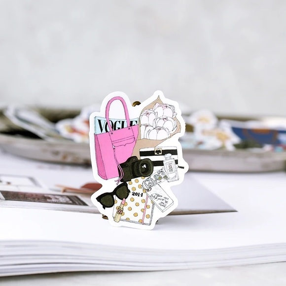 What’s In Her Bag, Glam Planner Girl, Coastal and Patriotic Girls, 19 Stickers - Picture 15 of 16